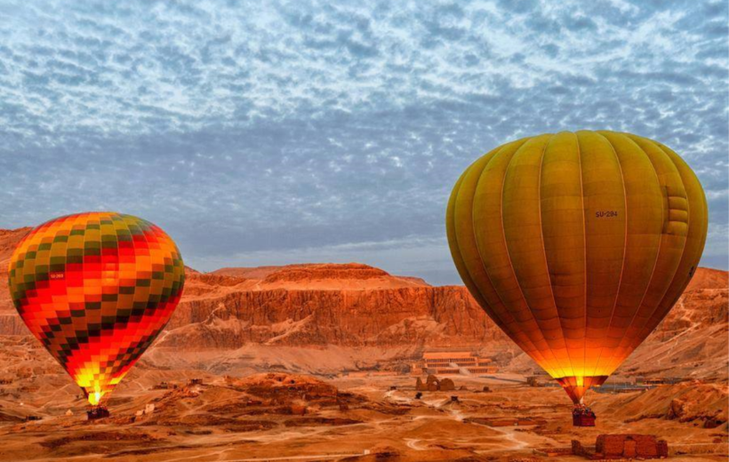 Sunrise Hot Air Balloon Ride in Luxor, Egypt